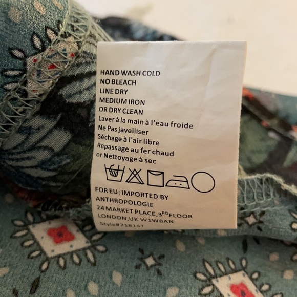 Anthro Tiny Brand Patchwork Blouse - Picture 3 of 8